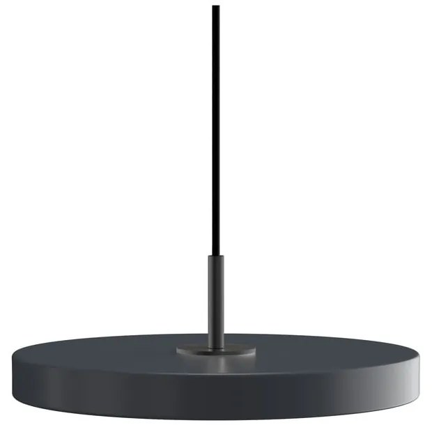 Антрацитно LED висящо осветително тяло с метален абажур ø 31 cm Asteria Mini – UMAGE