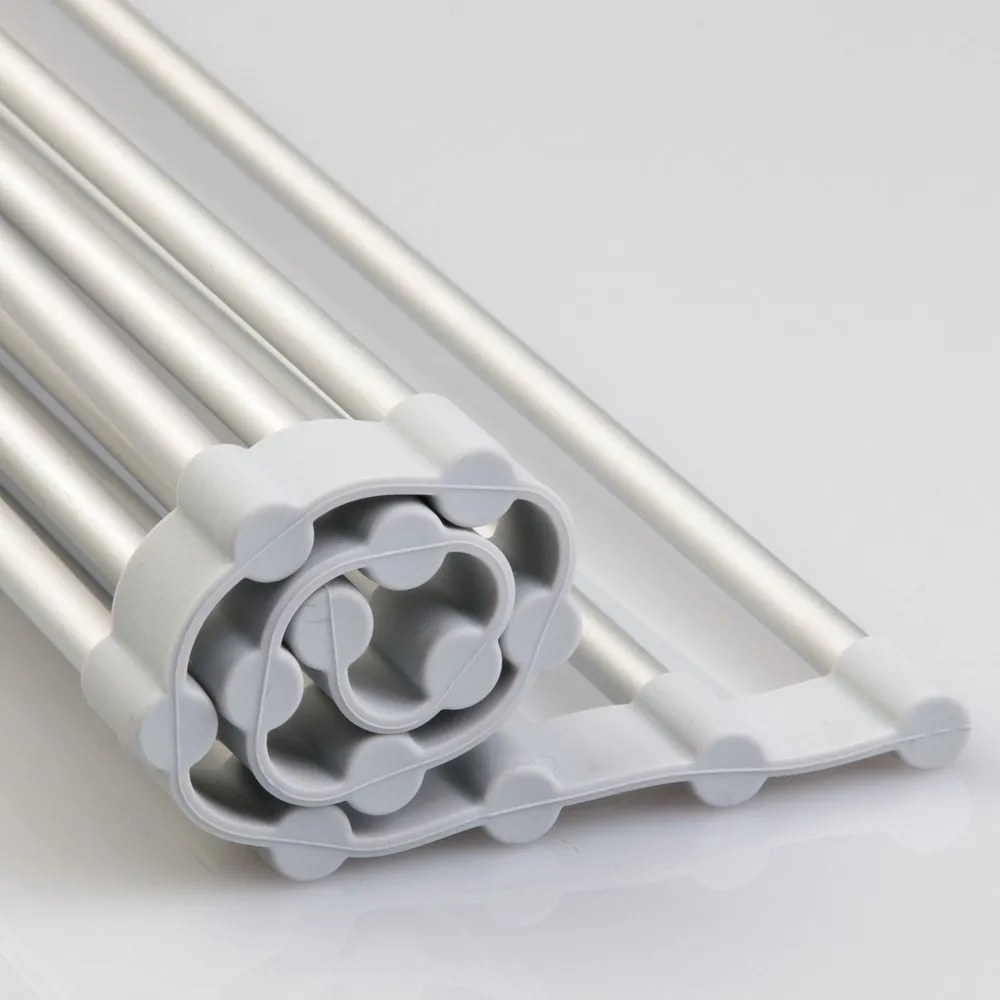 Алуминиева решетка за отцеждане в сребристо Metro - iDesign