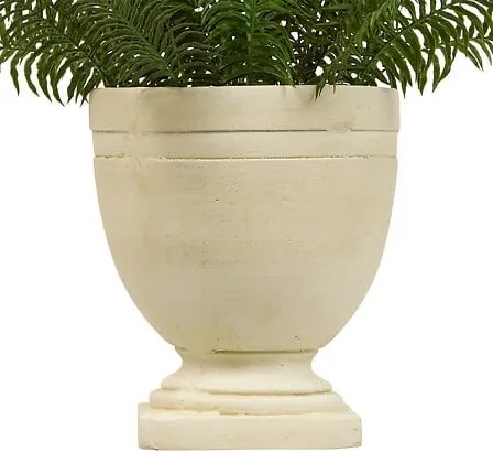 Изкуствено растение atmosphera Rose Paprat, 80 cm, Керамика