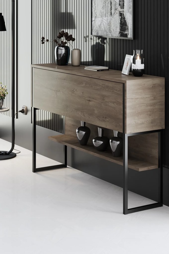 Скрин Luxe, цвят Черен Орех