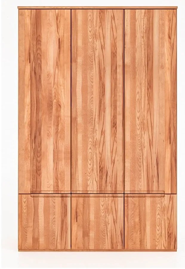 Гардероб от букова дървесина 135x206 cm Vento 3 - The Beds