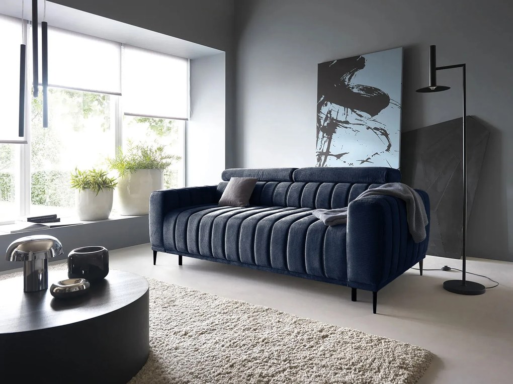 Диван Елизия двуместен-Тъмно Син