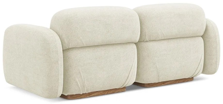 Кремав модулен диван от букле 190 cm Ailani – Makamii