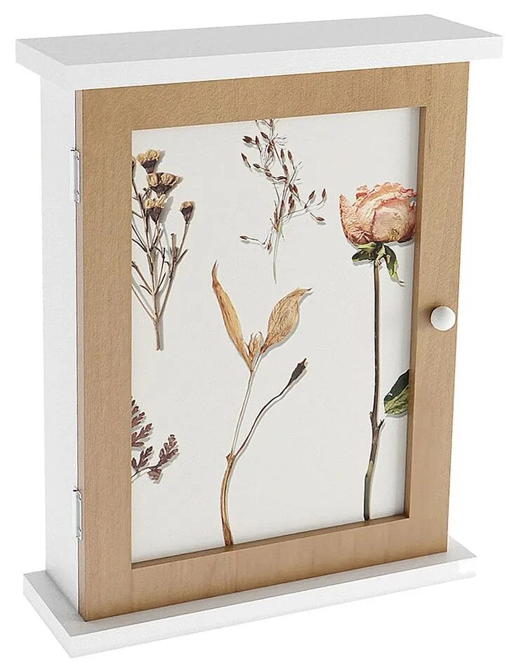 Шкаф за ключове Versa Lilled Дървен MDF 6,5 x 26 x 20 cm