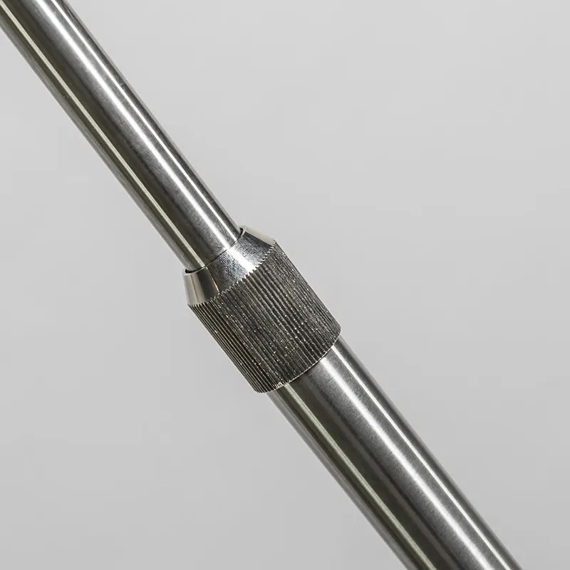 Модерна аркова лампа стомана с мраморна основа - XXL