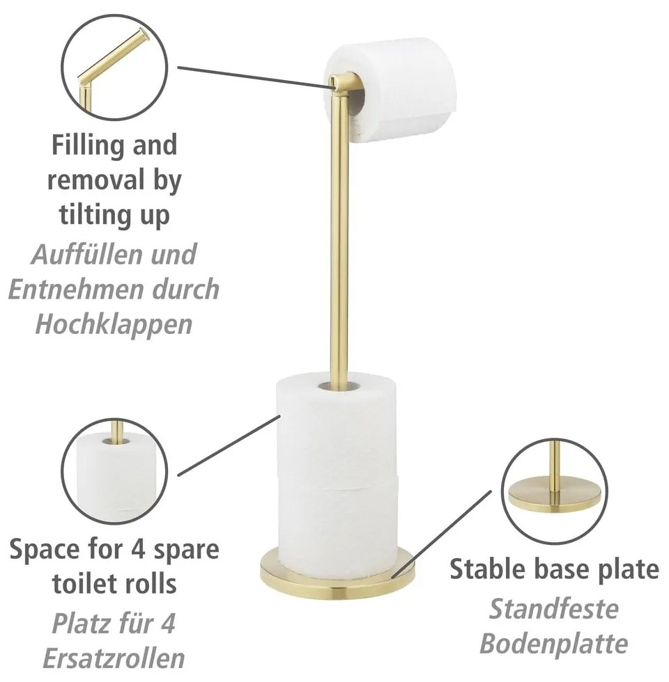 Държач за тоалетна хартия от неръждаема стомана - Wenko