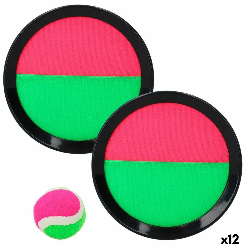 Играчка за Плаж Colorbaby Catch Ball 20 x 2 x 20 cm Velcro (12 броя)