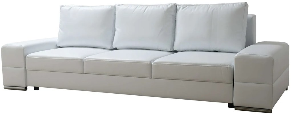 Разтегателен диван Flago Триместен LTHR-Розов