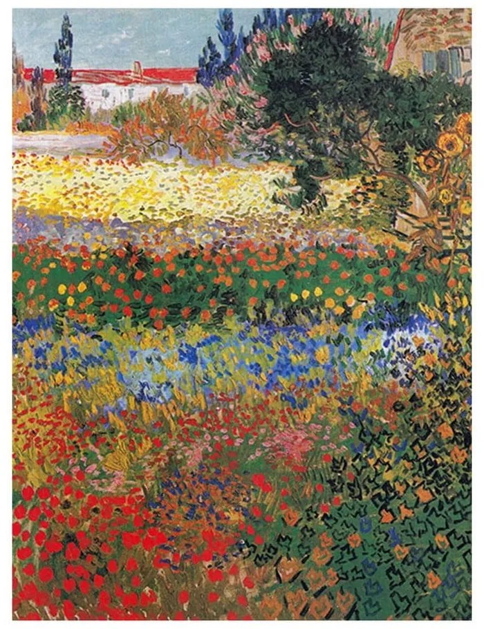 Репродукция на картина 45x60 cm Flower garden - Fedkolor