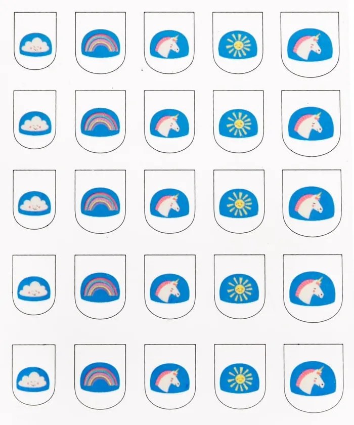 Творчески комплект от Magical Unicorn – Nail stickers – Rex London