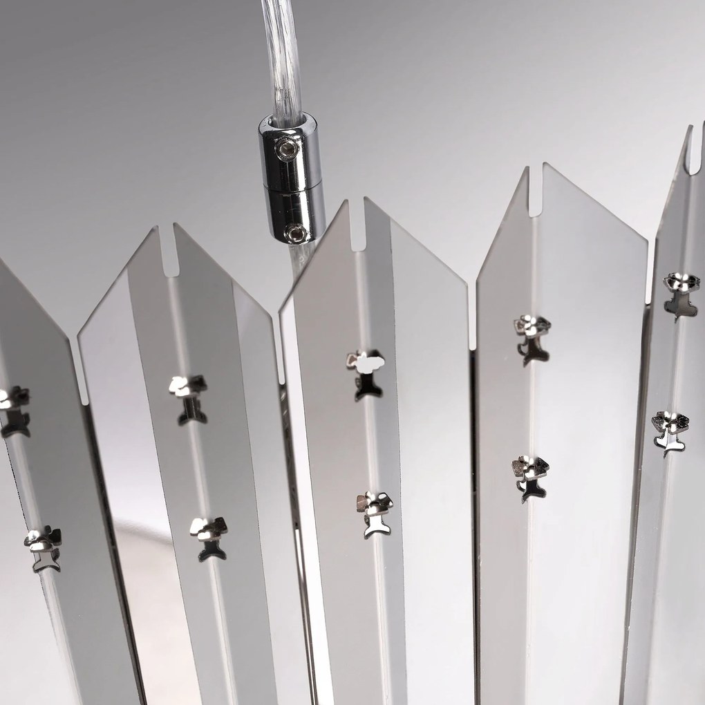 Лампа APP1763-8CP metal CHROME