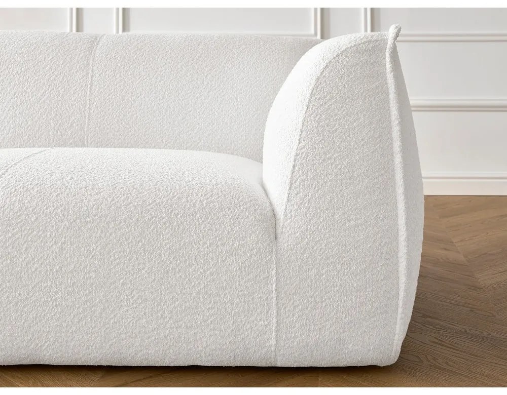 Бял диван от прежда с примки от букле 242 cm Giorgia – Bobochic Paris