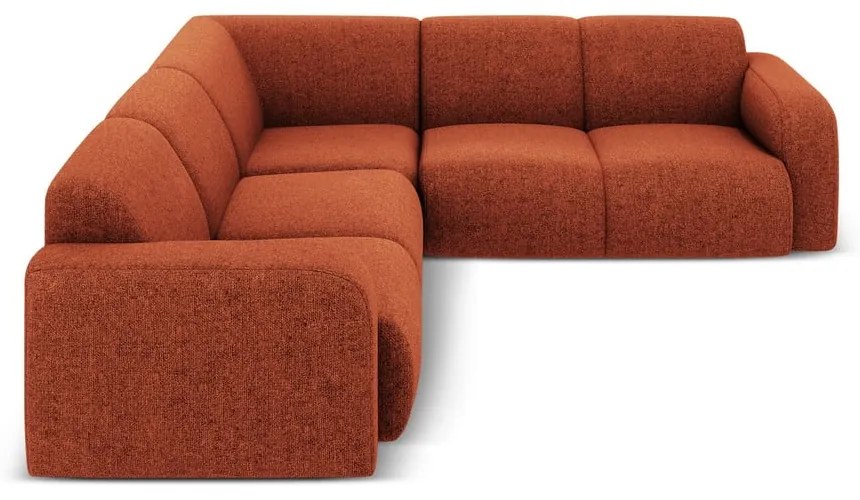 Ъглов диван в тухлен цвят (променлив/L форма) Molino – Micadoni Home