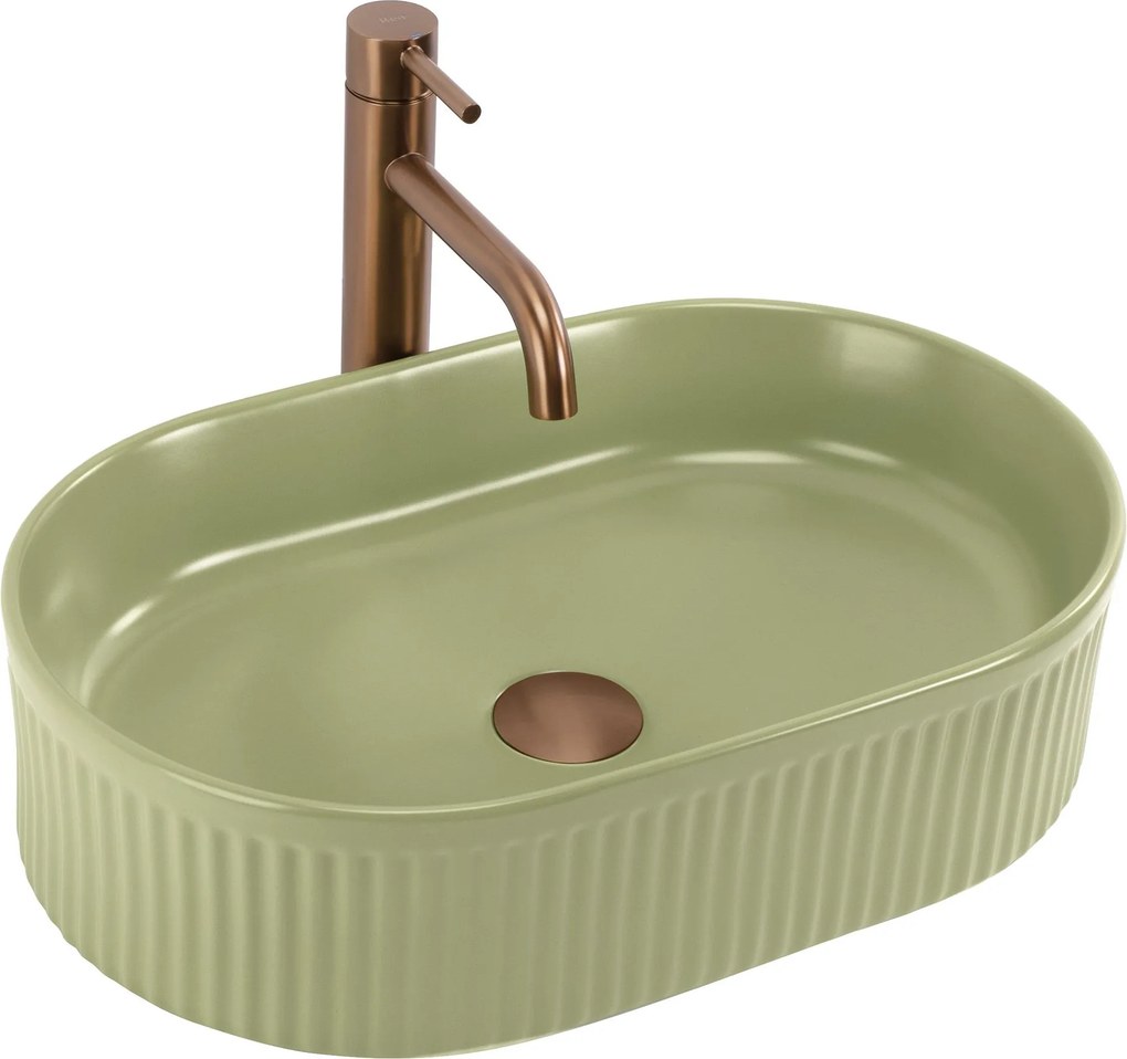 Умивалник за плот Rea Vanda Pistachio Matt
