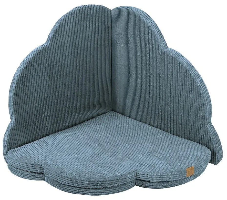 Тюркоазено детско килимче за игра 160x160 cm – Meowbaby