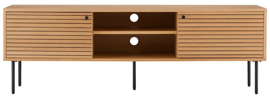 Маса за телевизор от декор от дъб в естествен цвят 40x50x150 cm Kyoto – House Nordic