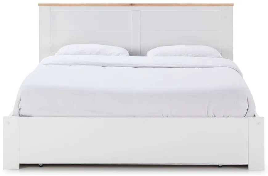 Бяло двойно легло със склад 140x190 cm Gabi - Marckeric