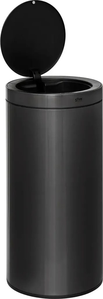 Автоматичен кош 5five Delta, Метал, 40 L - Черен