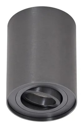 Модерно вградено прожекторно осветление тъмно сиво GU10 50mm регулируемо - Rondoo Up