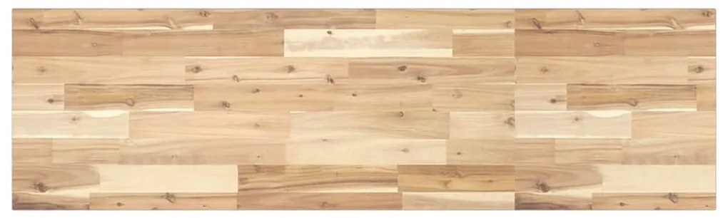 3279403 vidaXL Плаващ рафт 120x40x2 см необработено масивно дърво акация