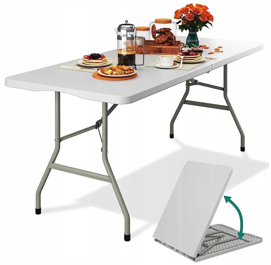 Маса за хранене за градина (сгъваема) Ширина: 60 см | Дължина: 120 см