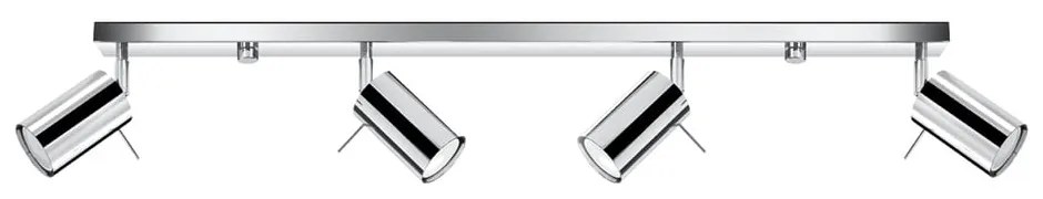 Таванна лампа в сребристо 4L Etna - Sollux