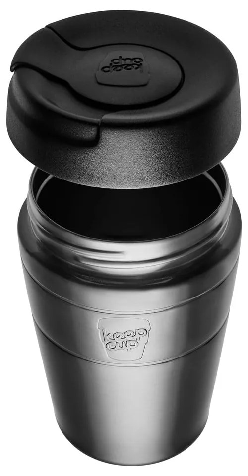 Черна термочаша 340 ml Helix Thermal Black M – KeepCup
