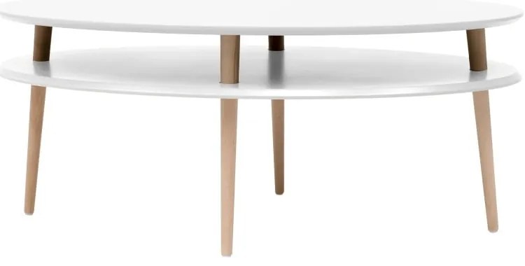 Бяла масичка за кафе OVO Ovo - Ragaba