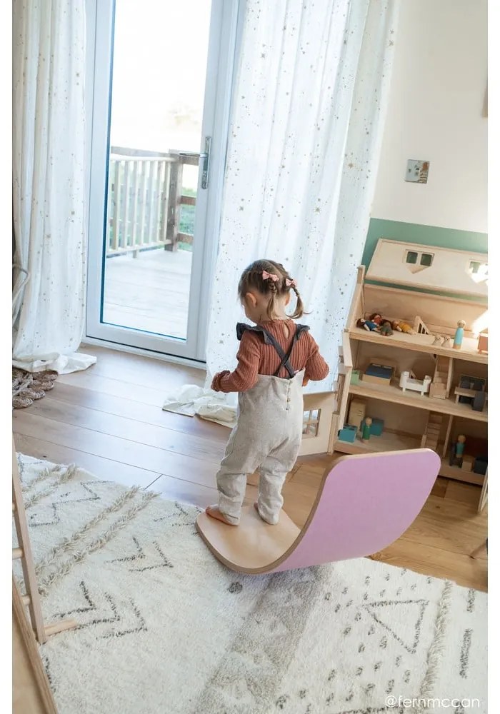 Кремав ръчно изработен вълнен килим подходящ за пране 140x200 cm Lakota Day – Lorena Canals