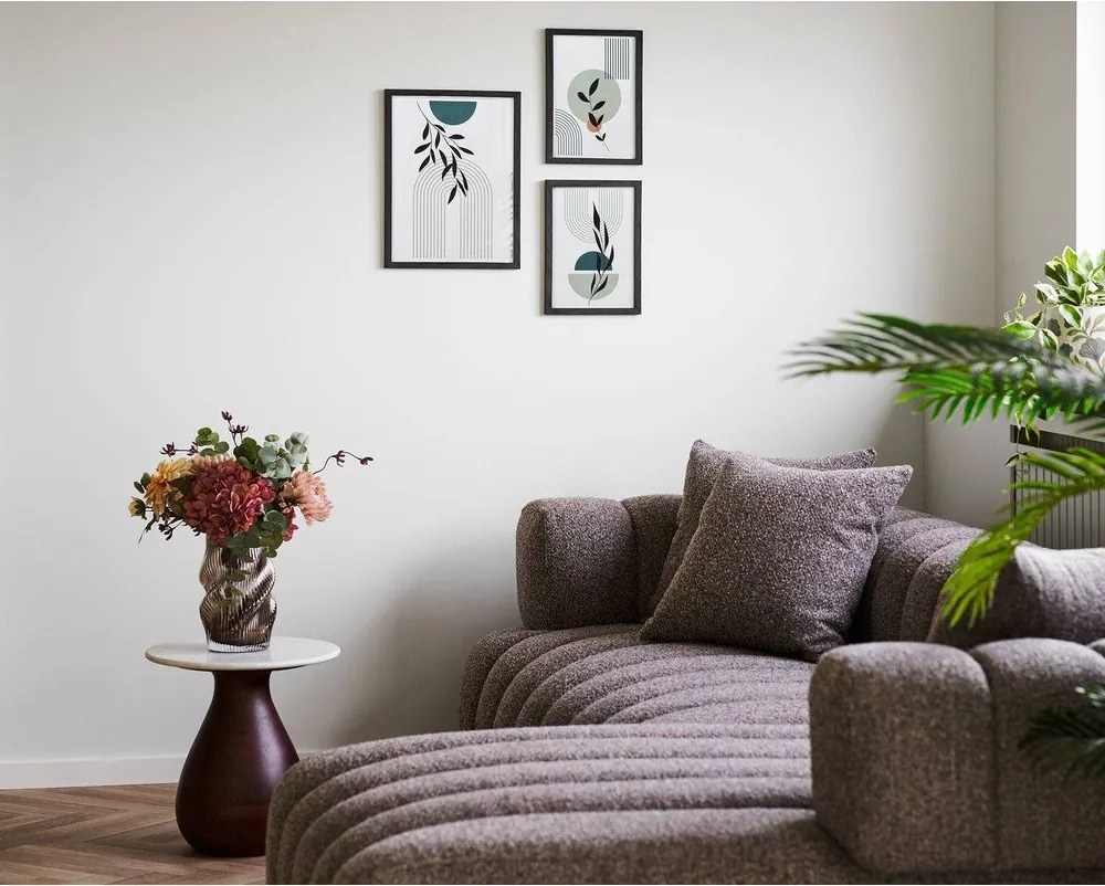 Черна рамка 3 бр. висяща 30x40 cm Aspen – House Nordic