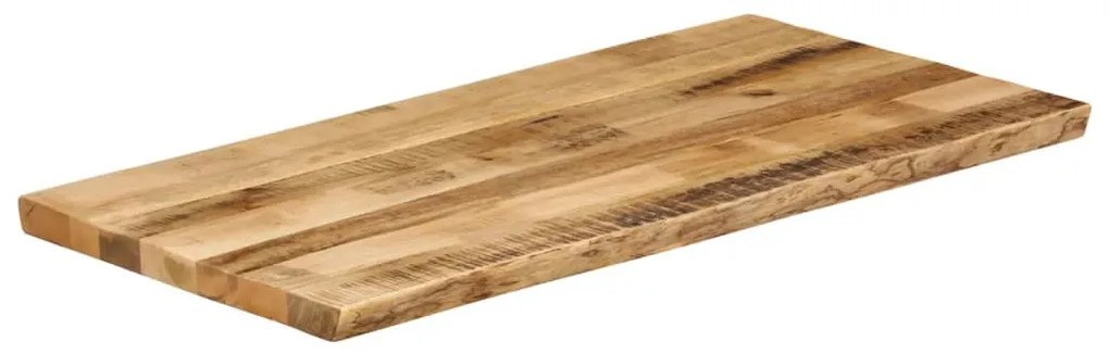370670 vidaXL Плот за маса, жив ръб, 100x60x2,5 см, масивно дърво грубо манго