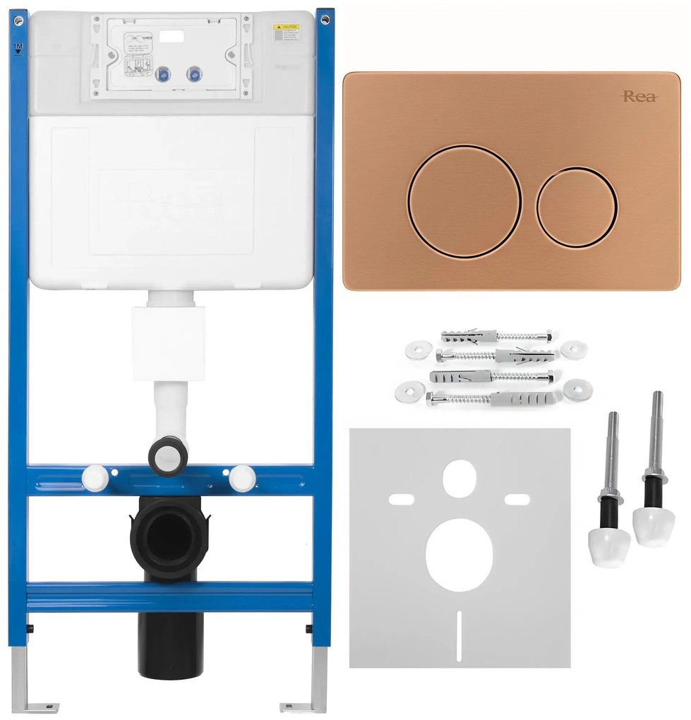 КОМПЛЕКТ СТЕЛАЖ ЗА ВГРАЖДАНЕ Е  K011A-Q Rea I Brush Copper