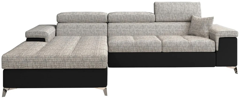 Ъглов диван Osby-Left-Gray-Black