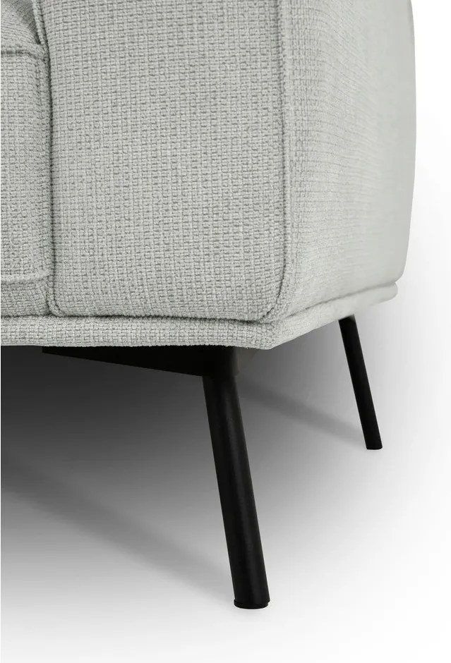 Светлосив шенилов ъглов диван (десен ъгъл/L форма) Amsterdam – Scandic