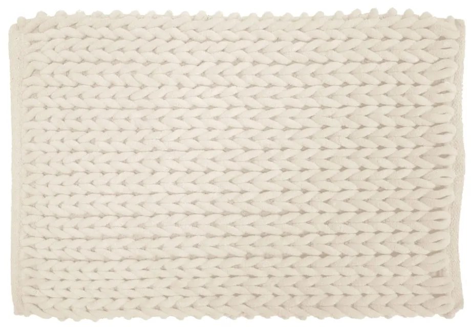 Кремав килим за баня 50x80 cm Ariel – douceur d'intérieur