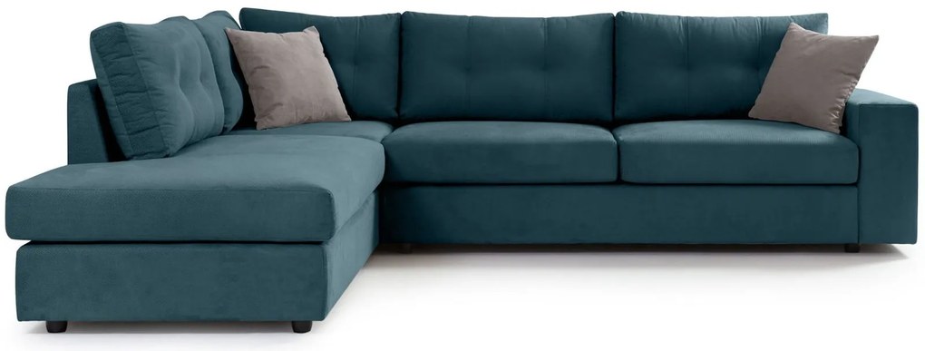 Ъглов диван Hanson-Petrol-Left