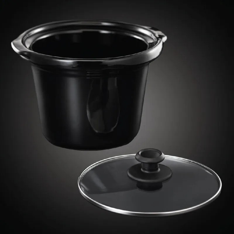 Втора ръка: Уред за бавно готвене Slow cooker Russell Hobbs 24180-56 Chalkboard, 3.5 литра, Керамичен съд, 3 програми, Черен