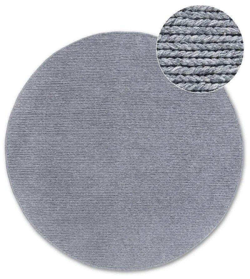 Сив ръчно изработен вълнен кръгъл килим ø 200 cm Francois – Villeroy&Boch