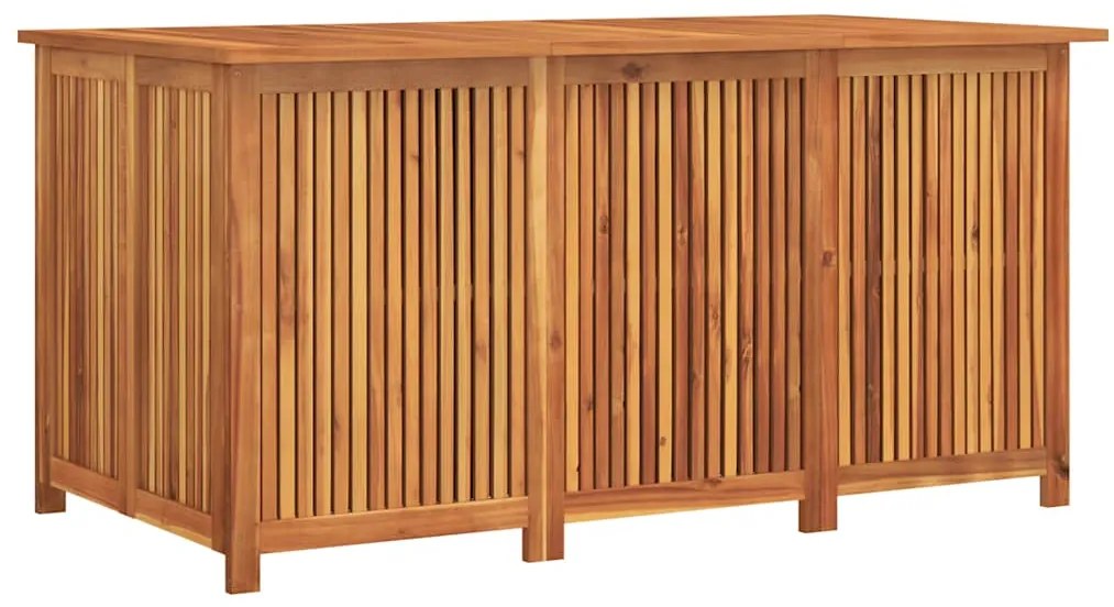 319707 vidaXL Градинска кутия за съхранение 150x80x75 см акациево дърво масив