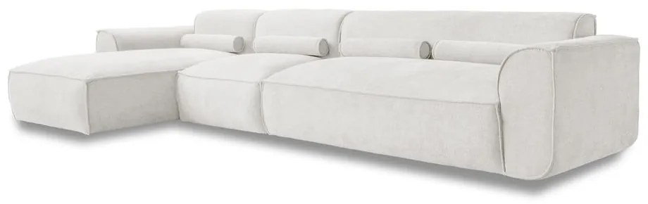 Бял ъглов диван (ляв ъгъл) Flex Felix – Miuform