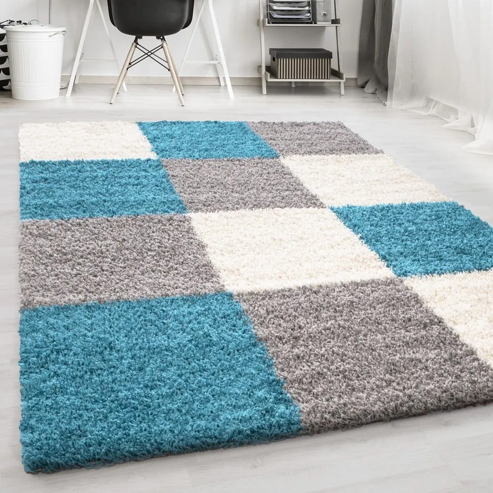 Сиво-тюркоазен килим 80x150 cm Life – Ayyildiz Carpets