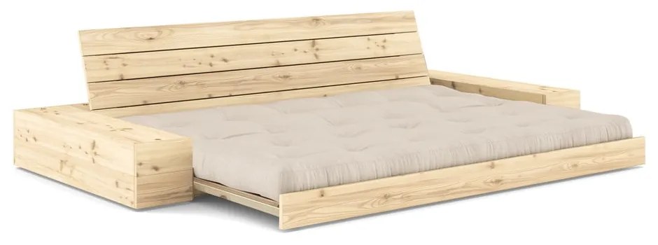 Бежов разтегателен диван 244 cm Base – Karup Design