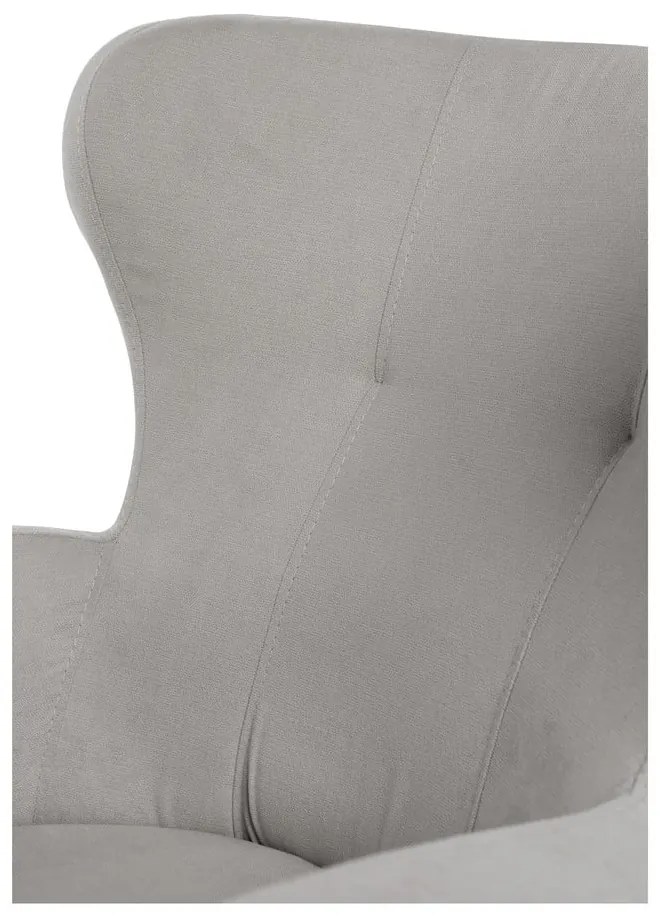 Светлосиво кресло Noemye - Bonami Selection