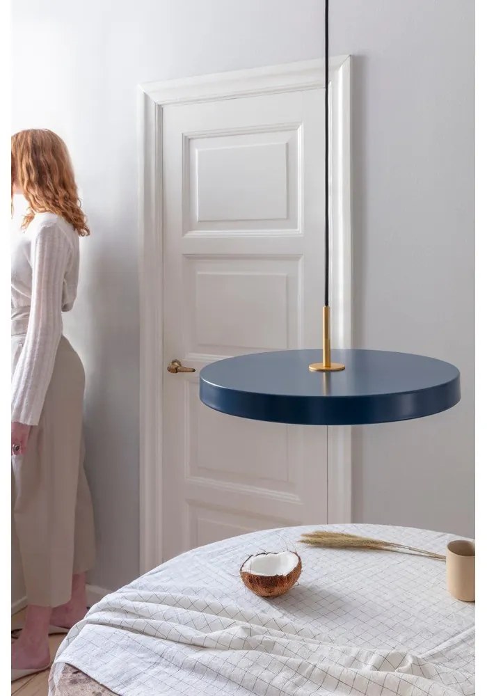 Петролно синя висяща лампа , ⌀ 43 cm Asteria - UMAGE