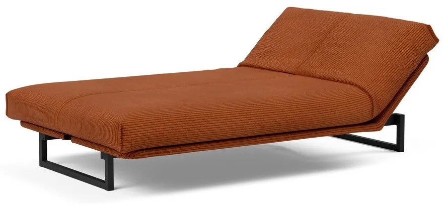 Оранжев сгъваем диван от рипсено кадифе 200 cm Fraction – Innovation
