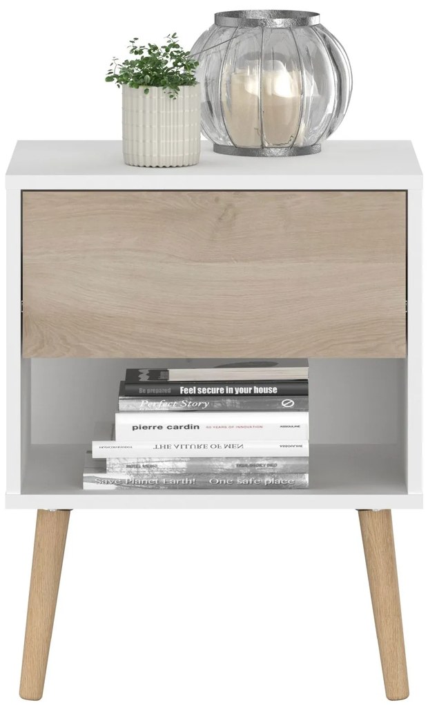 Нощно шкафче Randers-Fusiko-White