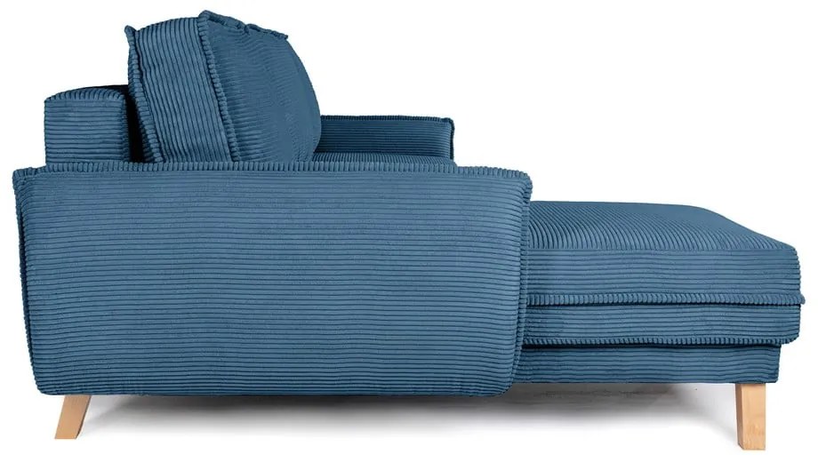 Променлив син велурен разтегателен диван Tori - Bonami Selection