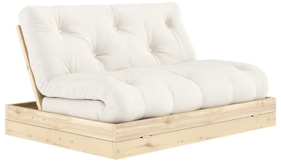 Кремав сгъваем диван 145 cm Flip – Karup Design