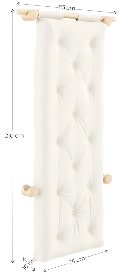 Бежово кресло Hooked – Karup Design