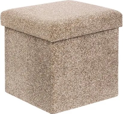 Пуф със съхранение atmosphera Oxia, Кафяв, 38x38 cm